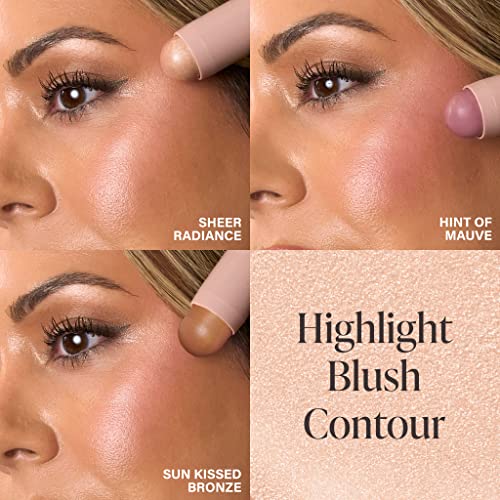 Mally Beauty Shimmer, Shape & Glow Plus Face Defining Stick, Oh So Rosy