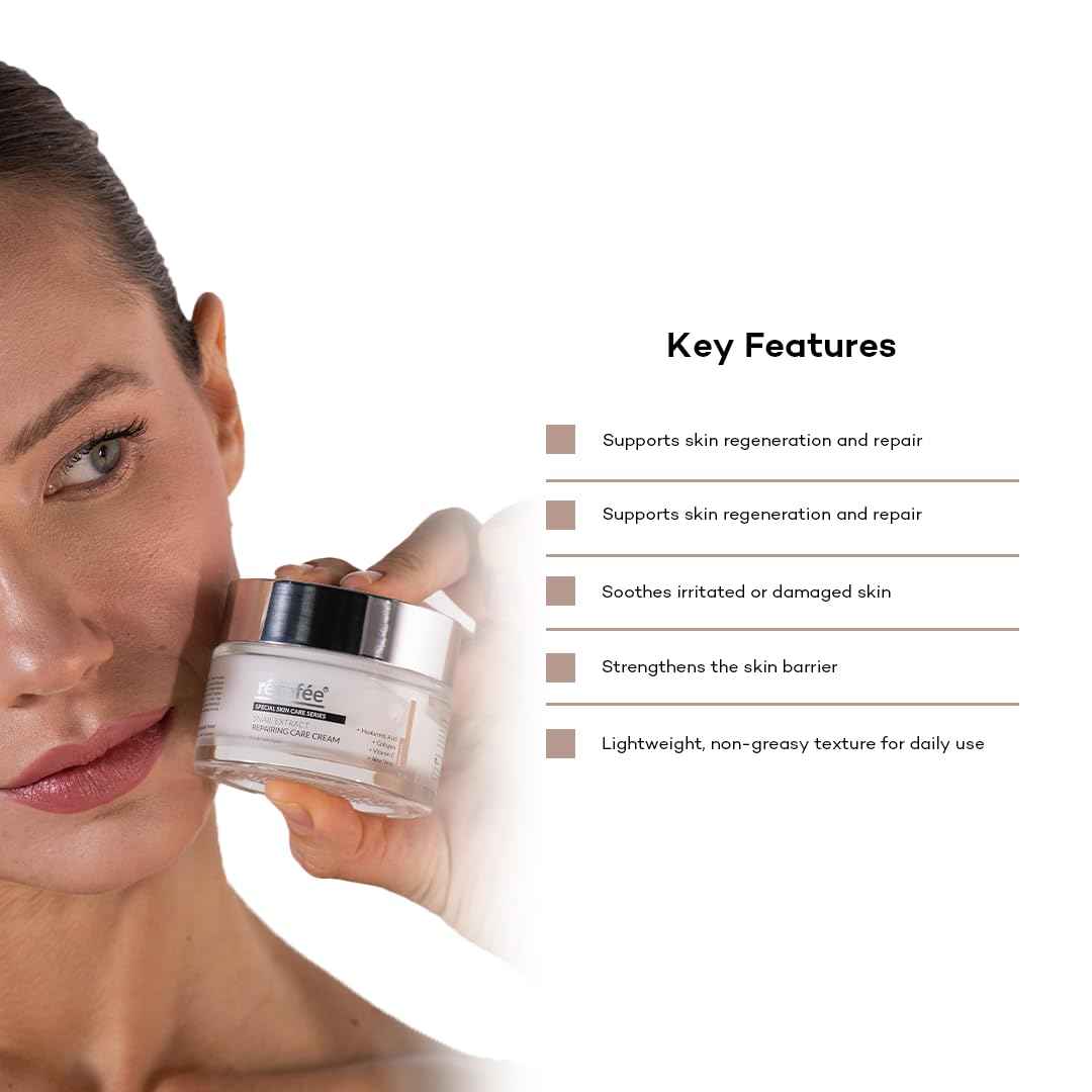 Snail Extract, Hyaluronic Acid, Collagen, Vitamin E, Aloe Vera, Snail Mucin Repairing Face Cream for All Skin Types. Revitalizing, Moisturizing and Hydrating Facial Moisturizer, Soft & Glowy Skin.