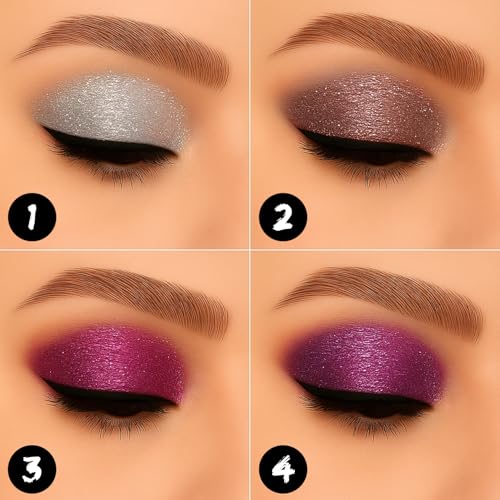 Profusion Amethyst Gems 5-Shade Glitter Eyeshadow Palette