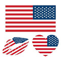 10 Sheets American Flag Temporary Tattoos for Soccer Fans