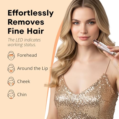 VG VOGCREST 2-in-1 Facial Hair Trimmer with LED Light