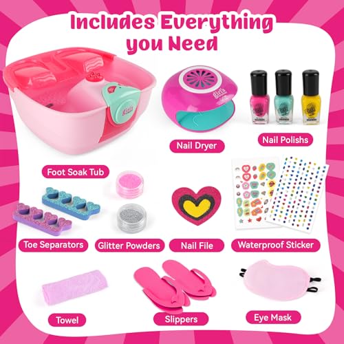 Kids Spa Day Kit for Girls - Complete Spa Experience Set