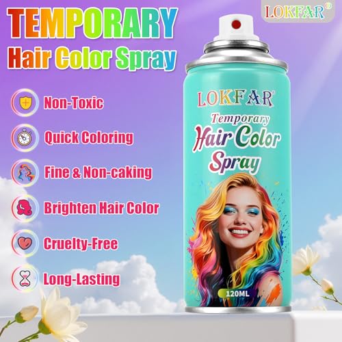 Gold Glitter Hair Spray - Temporary Shimmer for Hair & Body