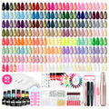 VANREESA 95-Piece Gel Nail Polish Kit with 48W UV Light and Electric Drill