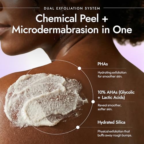 DERMAdoctor KP Bump Eraser Body Scrub 8oz with 10% AHAs