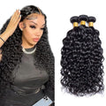 Freiuoke 3 Bundles 28-32 Inch Water Wave Human Hair Extensions