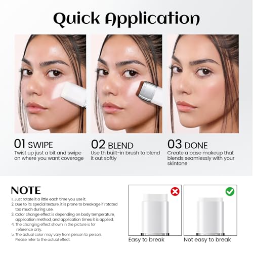 Color Changing Foundation Stick with Brush | LuLuTone