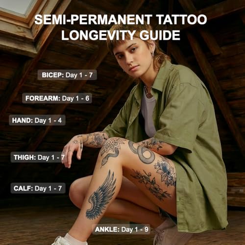 Tribal Armband Temporary Tattoo - Waterproof, Lasts 1-2 Weeks