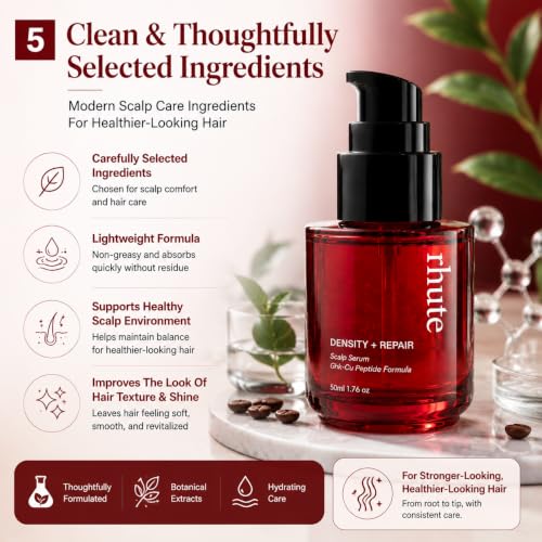 Rhute Hair Serum - Density & Repair Scalp Treatment with Caffeine