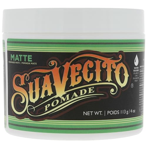 Suavecito Matte Pomade 4oz - Medium Hold, No Shine