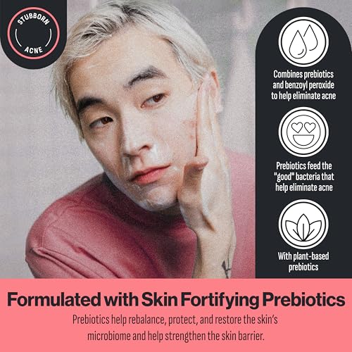 Oxy Maximum Strength Acne Face Wash with 10% Benzoyl Peroxide & Prebiotics
