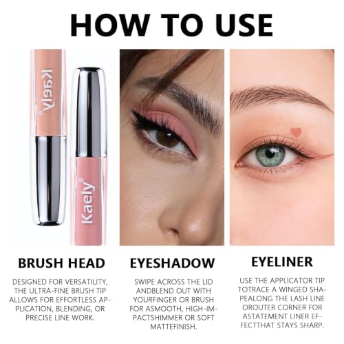 Rose Water Liquid Eyeshadow 2-Pack - Waterproof Matte Finish