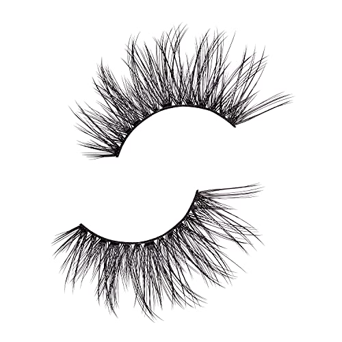 KISS Lash Couture Triple Push-up False Eyelashes, Halloween 02', Includes, Contact Lens Friendly, Easy to Apply, Reusable Strip Lashes (Pack of 3)