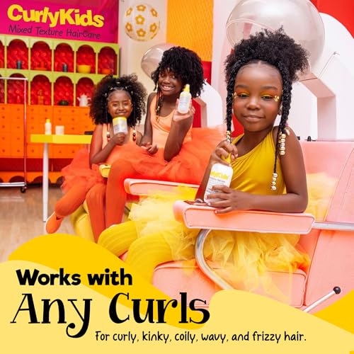 CurlyKids Curl Defining Mousse 6oz | Kids Curly Hair