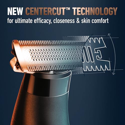 King C. Gillette All-in-One Styler Beard Trimmer Razor Refill with 4-Directional Metal Razor Blades, 1 Cartridge