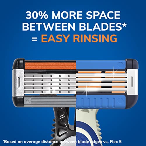BIC EasyRinse Anti-Clogging Men's Disposable Razors for a Smoother Shave With Less Irritation*, Easy Rinse Shaving Razors With 4 Blades, 6 Count