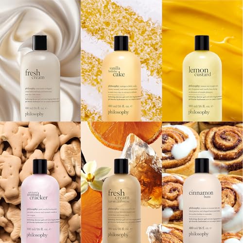 Philosophy Scent-Sational Hydrating Bath & Shower Gel Vanilla 16oz – Cruelty-Free & Vegan