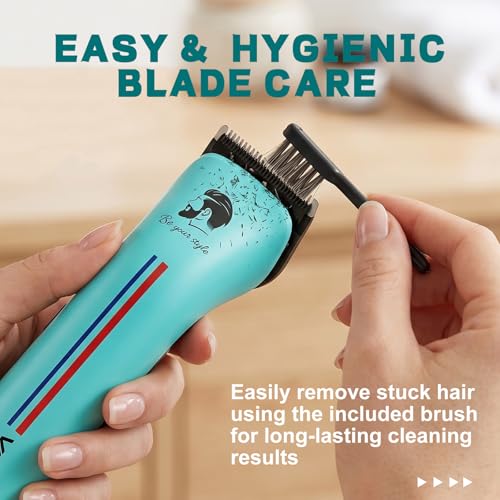 VGR 160 Cordless Hair Clippers for Men - 440min Runtime, Metal Body