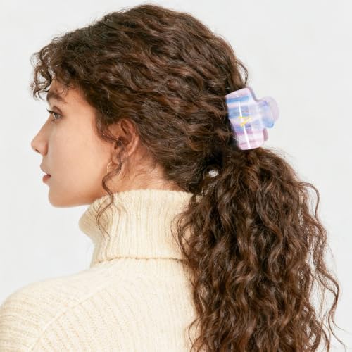 Personalized Initial Hair Claw Clips for Women & Teens