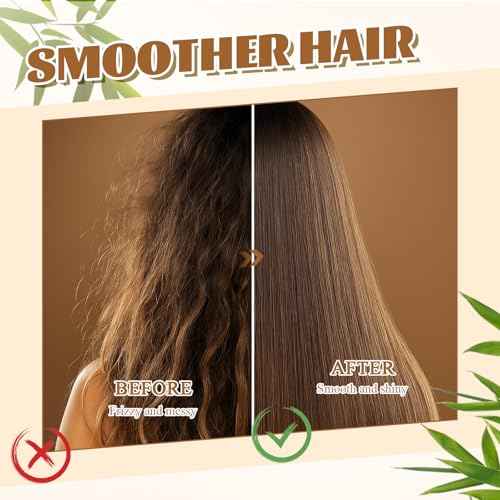 Weysat 12 Pcs Christmas Bamboo Hair Brushes Bulk Thanksgiving Gift Natural Wooden Paddle Brush Lightweight Massage Scalp Combs Detangling Hairbrush for Women, All Hair Types, Anti Static (White)