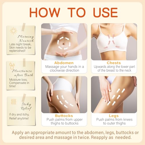 PEGO Stretch Mark Butter for Pregnancy,Women Belly Butter,Shea Butter,Maternity Stretch Mark Cream,Massages Body & Reduces Scar Appearance, Postpartum Care for Moms,Hypoallergenic100g/3.53oz