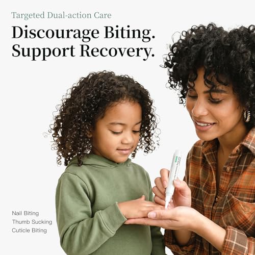 APUREE Nail Biting Prevention for Kids – Safe Bitter Deterrent with Habit Tracker
