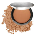 Mirabella Pure Press Foundation Powder - Buildable HD Finish, Medium/Dark IV