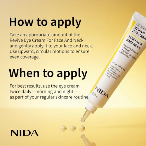 NIDA Revive Eye Cream with Retinal & Peptides | 40ml