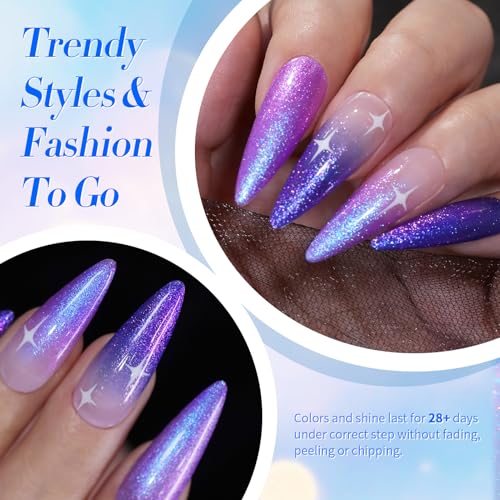 Born Pretty Chameleon Gel Nail Polish Set - 6 Colors, 7ml Each
