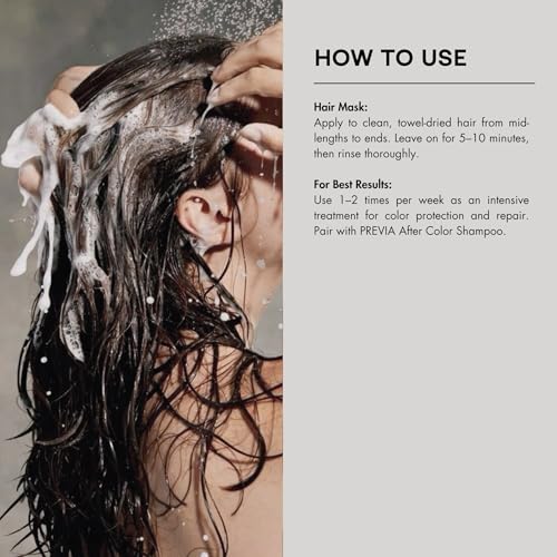 PREVIA Color-Treated Hair Mask – Deep Conditioning & Color Protection