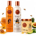 Hair Care Kit with Royal Jelly and Avocado - Nourishing Shampoo, 3-in-1 Treatment & Mask for Dry Hair