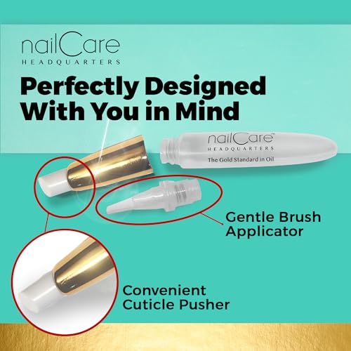 Gold Cuticle Oil Pen - Refillable Squeeze Nail Care Tool