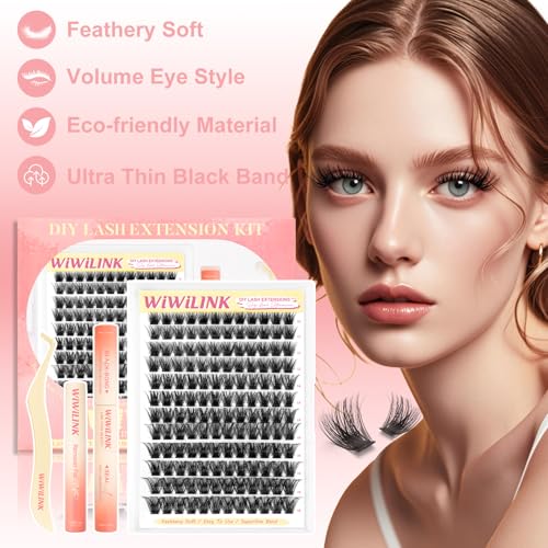 Lash Clusters Kit - Fluffy 10-18mm with Bond & Seal