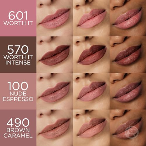 L'Oreal Paris Blurfiller Lip Liner - Buildable, Sculpting Pencil for Fuller Lips