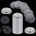 200 Pieces Disposable Plastic Glue Pad Transparent Flower Shape Pallet Pad Lash Holder Tray Tools Pigment Holder Base for Eyelash Extension