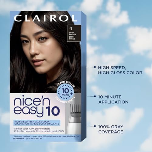 Clairol Nice'N Easy 10 Permanent Hair Dye 6R Light Auburn - 1 Pack