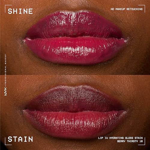 NYX Lip IV Hydrating Glossy Lip Stain - Berry Thirsty