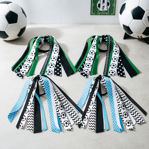 4pc Soccer Hair Accessories - Mexico & Argentina Game Day