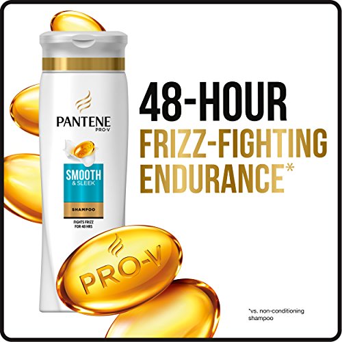 Pantene Pro-V Shampoo, Smooth & Sleek with Argan Oil, 12.6 Ounce
