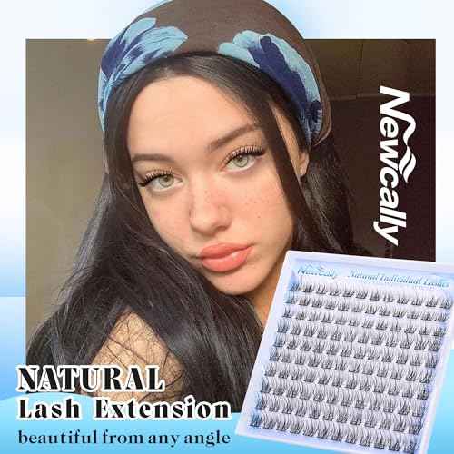 Natural Lash Clusters Eyelash Extensions C-curly Short Individual Lashes 10-14mm Wispy DIY Lash Extension Eyelash Clusters by Newcally