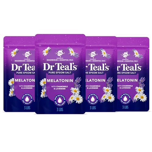 Epsom Salt Sleep Soak with Melatonin & Essential Oils, 3 lb