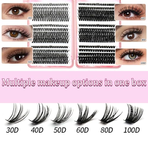 DIY Lash Extension Kit 800PCS 9-18mm 30D-60D Individual Lashes