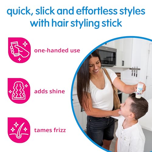 So Cozy Kids Hair Wax Stick, Easy & Quick Styling Wax Stick for Hair (2 Oz) Flyaway Hair Tamer, Slick Back & Shape with Precision, No Parabens, Sulfates, Synthetic Colors or Dyes