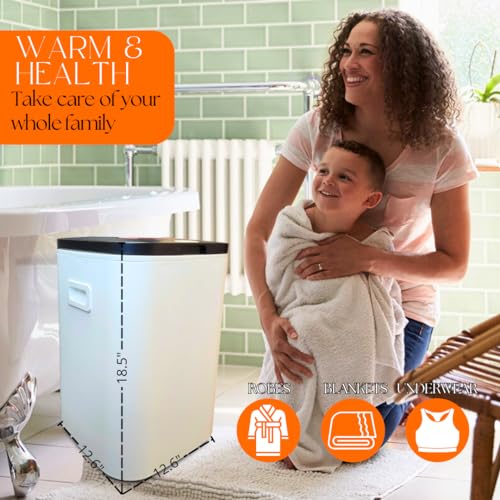Luxury Towel Warmer Bucket 26L – Fast Heating for Bathroom