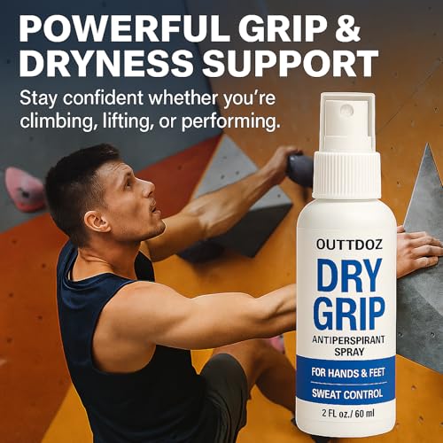 Extra Strength Antiperspirant Spray for Sweaty Hands & Feet - 15% Aluminum Chloride, Fragrance-Free