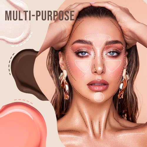 Color Nymph Liquid Makeup Wand Trio - Contour, Blush & Highlighter