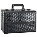 Joligrace Makeup Train Case with Aluminum Storage & Lock