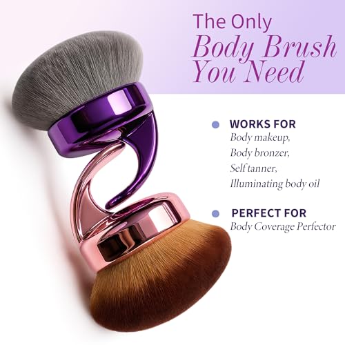 Large Body Makeup Brush for Self Tanner & Bronzer – 5.11" Kabuki