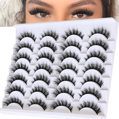 Manga Eyelashes 15mm - Natural Wispy Strip Lashes by Hushlibaby