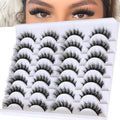 Manga Eyelashes 15mm - Natural Wispy Strip Lashes by Hushlibaby